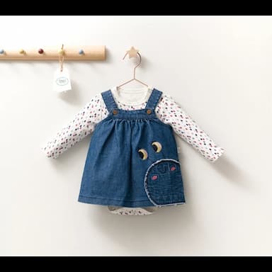 gül işlemeli elbise - 9.99 usd