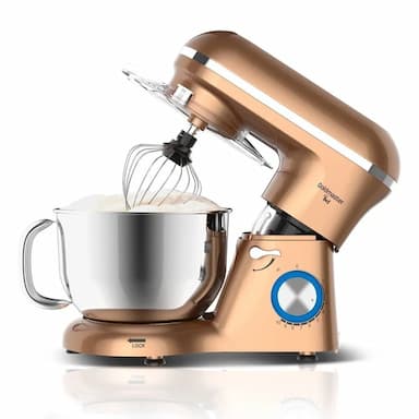 şef gold 5.5 litre 10 kademe darbeli hız ayarlı çırpma karıştırma yoğurma stand mikser mutfak - 158 usd