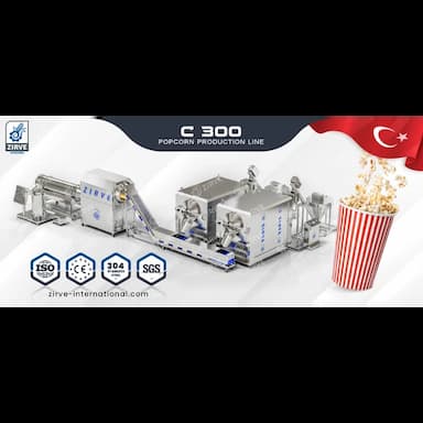 popcorn production line c300 - 1 usd