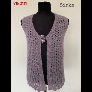 alize angora simsiz yelek - 8 usd