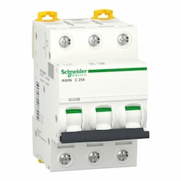 a9k24325 minyatür devre kesici - ik60n - 3 kutup - 25 a - c eğrisi with price 11.6