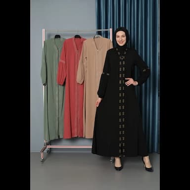 rengarenk körfez abayaları - 17 usd