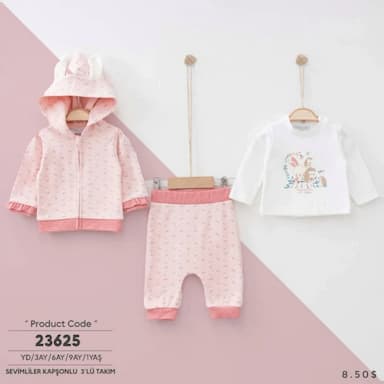 pajama set for children of 3 years old - 8.49 usd