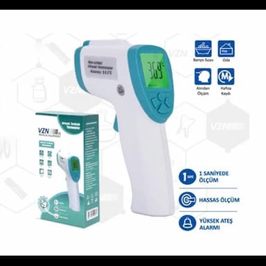 ateş ölçer temassız, kızıl ötesi derece, dijital termometre - 22.5 usd