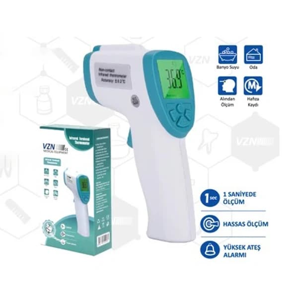 ateş ölçer temassız, kızıl ötesi derece, dijital termometre - 22.5 ~ 24.5 usd $