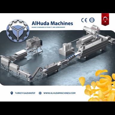 doğal patates cipsi üretim hattı - 999.99 usd