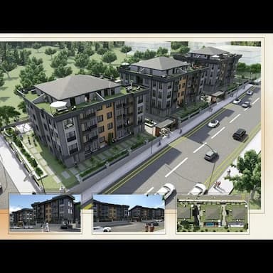site içerisinde  1+3 satılık daire - 281000 usd