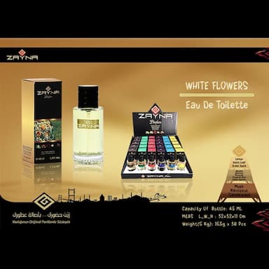 zayna white flowers 45ml eau de toilette - 2.49 usd