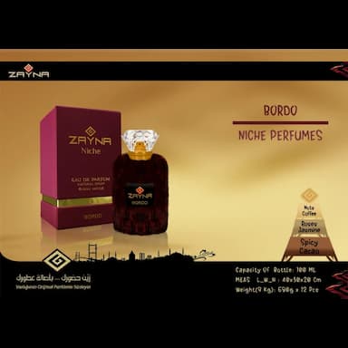 zayna bordo 100 ml niş parfüm - 15.99 usd