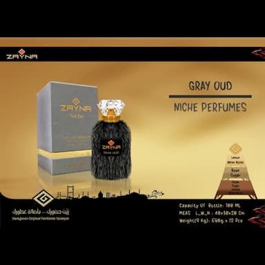 zayna gray oud 100 ml niş parfüm - 15.99 usd