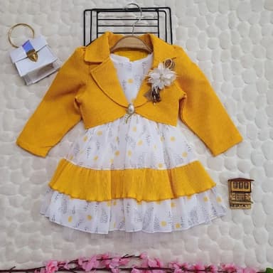 kare yaka kısa kollu baskılı kız bebek bluz ve etek 2'li takım - 15.65 usd