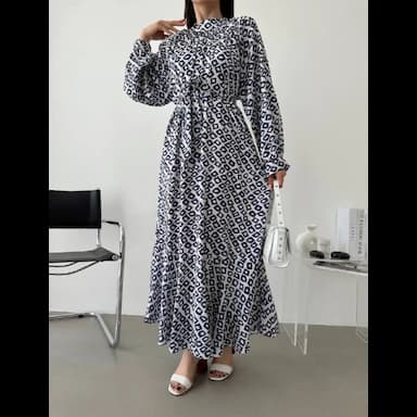 zalandi lüks yaz plaj tatil elbisesi zarif fırfırlı maxi elbise - 21.99 usd
