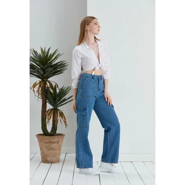 kadın bol kot pantolon moda bol kot pantolon - 7.99 ~ 8 usd $