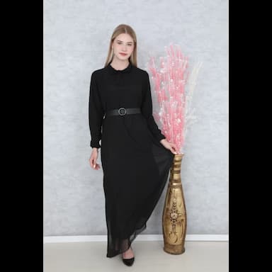 kadın siyah elbise - 7.99 usd