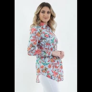 klasik tarz kadın gömleği - 11.99 usd