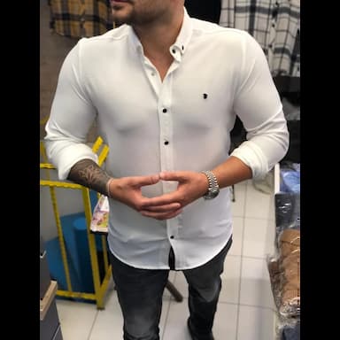 çıtçıtlı sofya keten gömlek - 5.6 usd