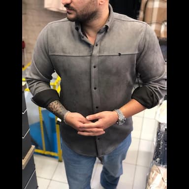 süet erkek gömlek - 9.6 usd