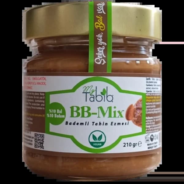 doğal bademli tahin ezmesi 210 gr - 2.8 ~ 2.89 usd $