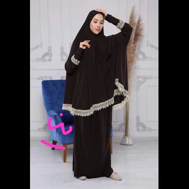 dantelli namaz elbisesi - 4.99 usd
