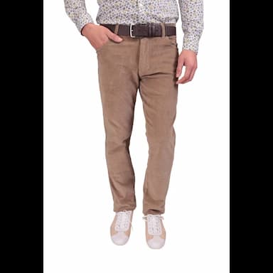 daniel voi kadife açık bej erkek regular fit pantolon - 138.74 usd