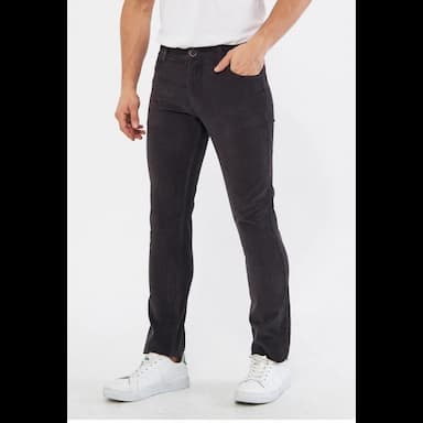 daniel voi kadife antrasit erkek regular fit pantolon - 138.74 usd