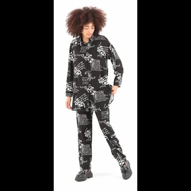grils black alt üst takım pijama - 29.99 usd