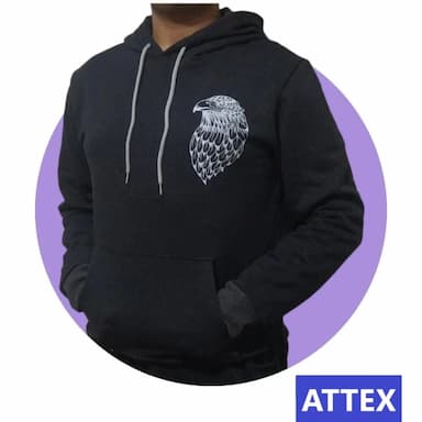 attex kapşonlu geri sweatshirt - 2.99 usd
