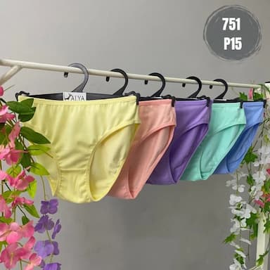 kadın renkli bato / hipster slip külot - 3.5 usd